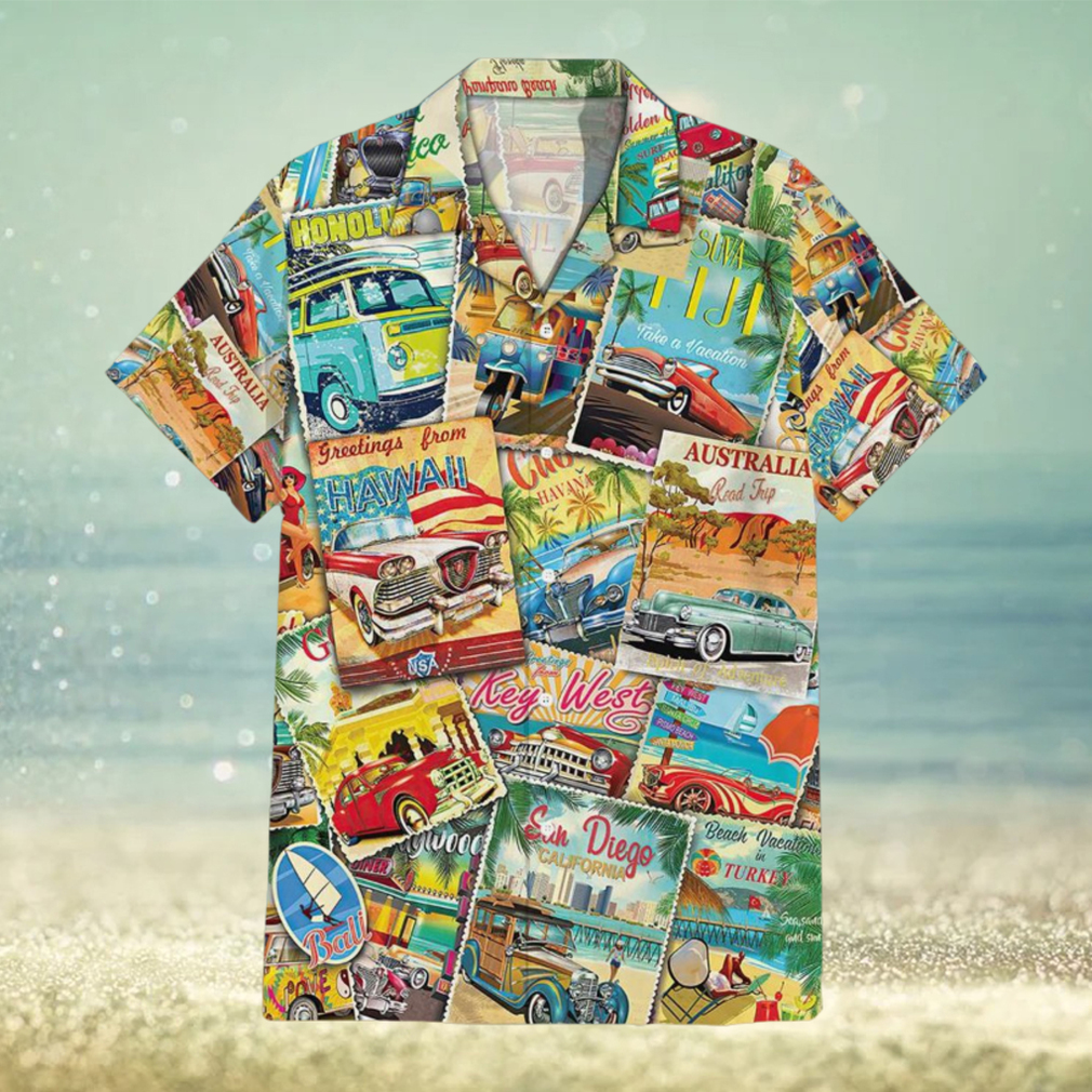 Racing Collage Hawaiian Shirt - Limotees