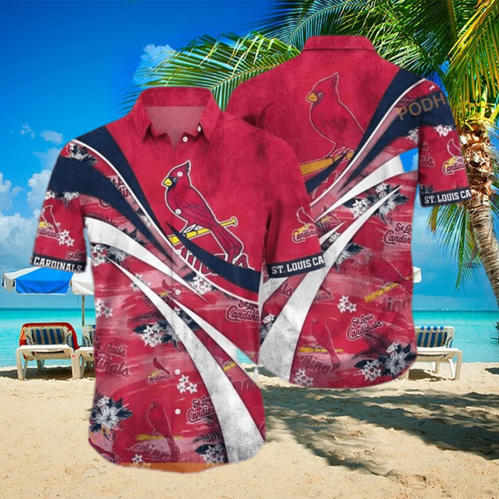 Red Aloha MLB St Louis Cardinals Funny Hawaiian Shirt Best Beach Gift - Limotees