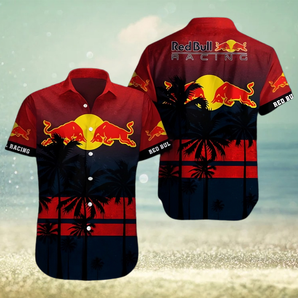 Red Bull Racing Short Sleeve Hawaiian Shirt - Limotees