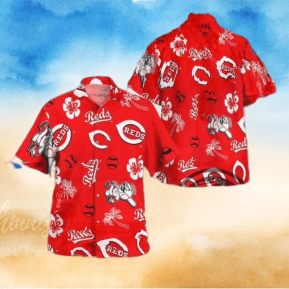 Reds Hawaiian Shirt Giveaway 2023 Cincinnati Reds Hawaiian Shirt MLB Cincinnati Reds Hawaiian Shirt - Limotees