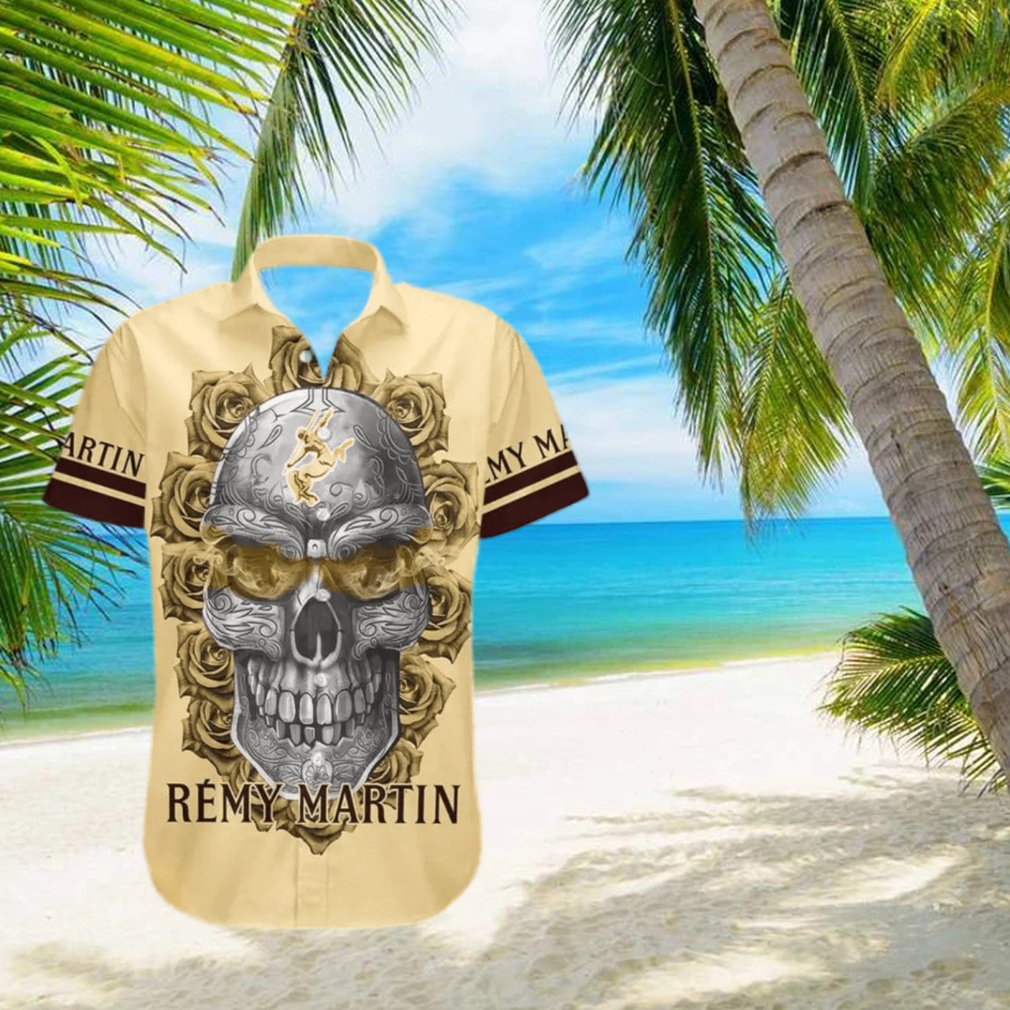 Remy Martin Skull Rose Special Hawaiian Shirt - Limotees