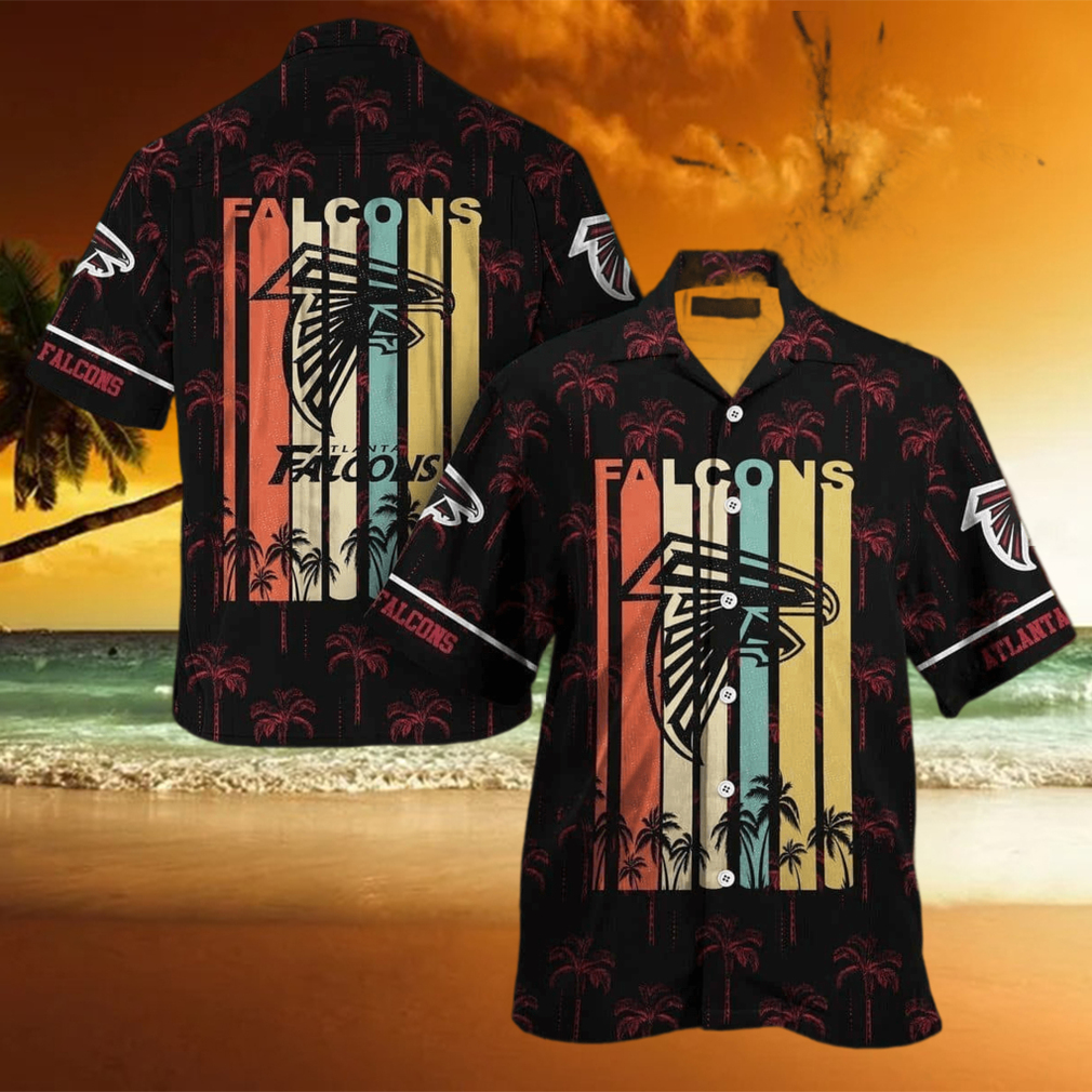 Retro Aloha NFL Atlanta Falcons Hawaiian Shirt Summer Beach Gift - Limotees