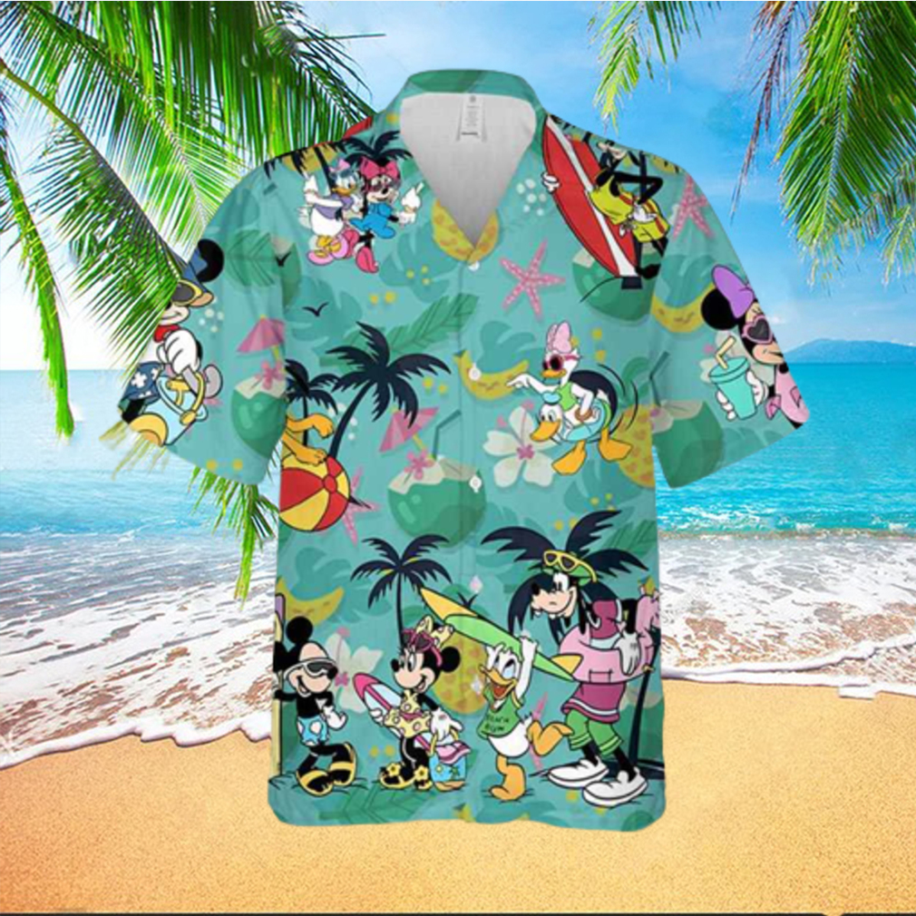 Retro Disney Characters Hawaiian Shirt - Limotees