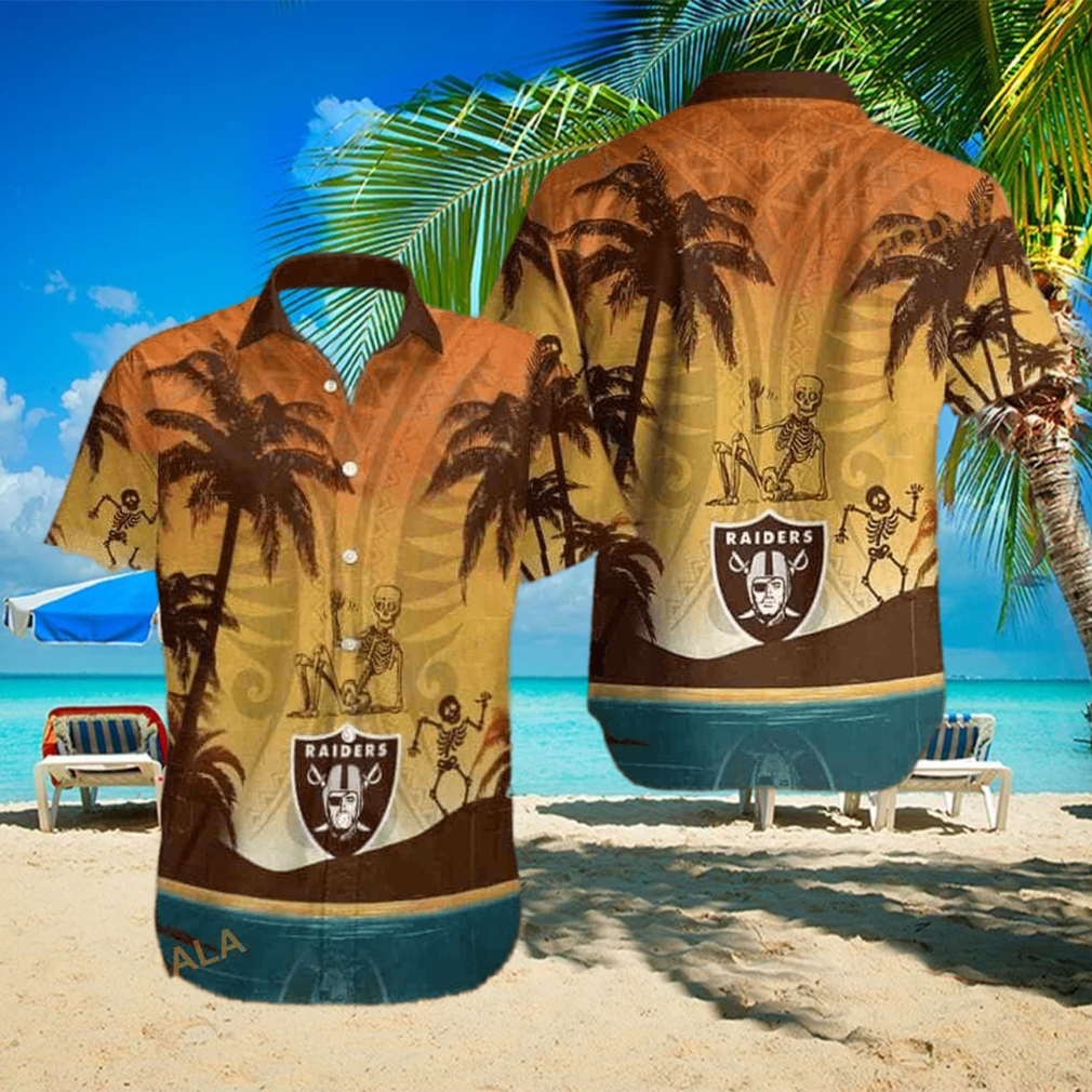 Retro Las Vegas Raiders Funny Hawaiian Shirt Gift For Football Fans - Limotees