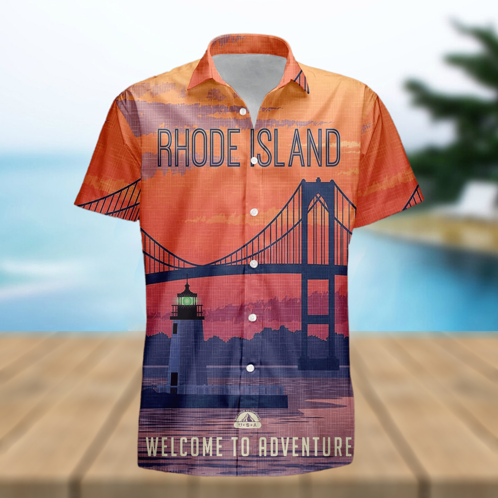 Rhode Island Retro Style Travel Summer 3D Hawaiian Shirt Gift For Men And Women Fans - Limotees