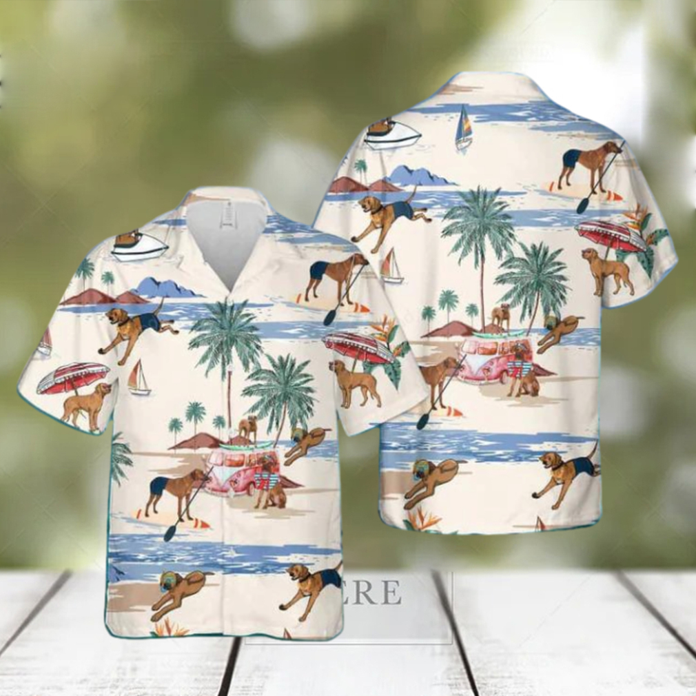 Rhodesian Ridgeback Summer Beach Hawaiian Shirt - Limotees