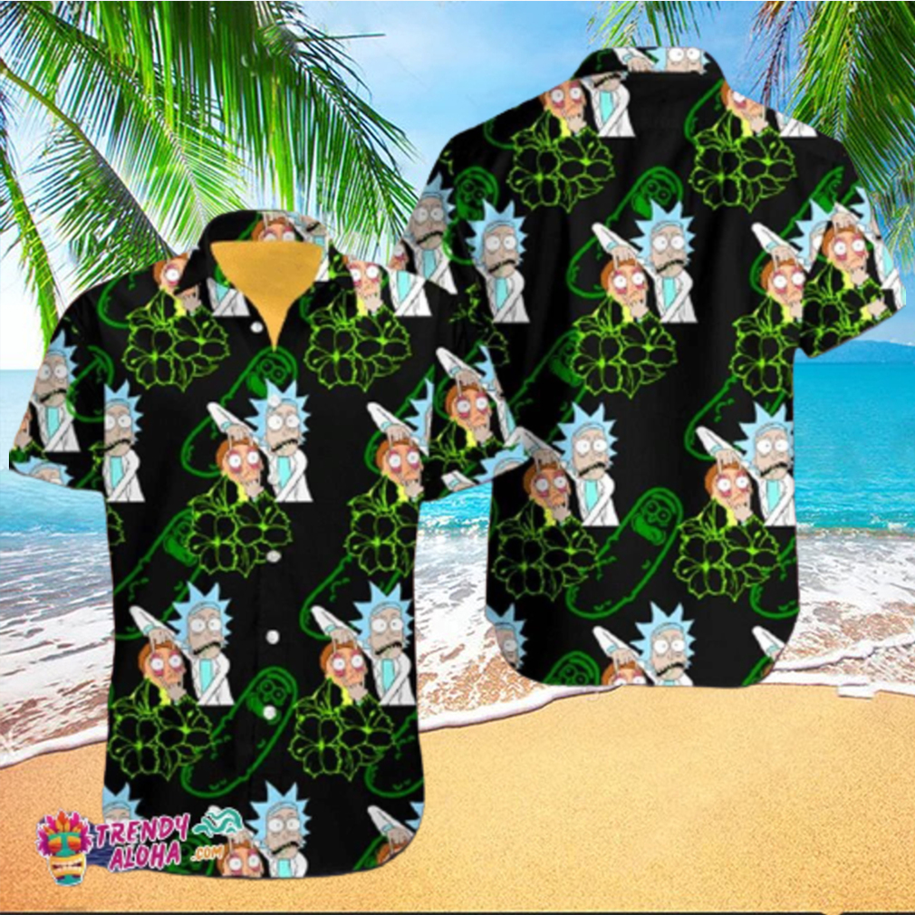 Rick And Morty Family Vacation Hawaiian Shirt - Limotees