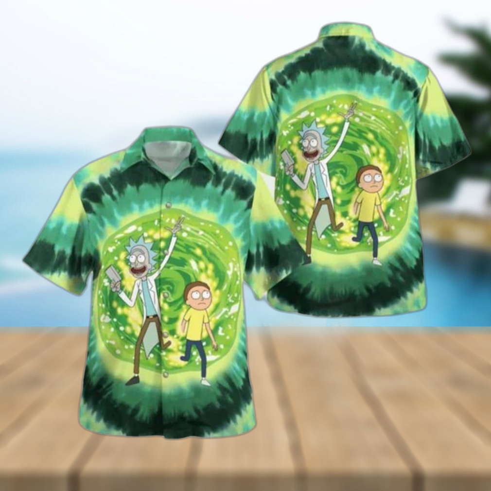 Rick And Morty Hawaiian Shirt Beach Gift For Friend - Limotees