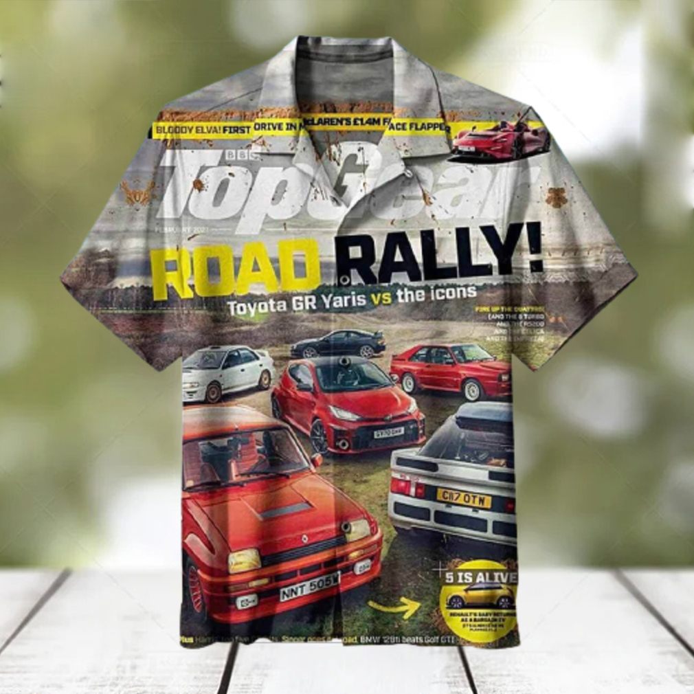 Road Rally TV Car Vintage Hawaiian Shirt Thoughtful Personalized Gift For The Whole Family - Limotees