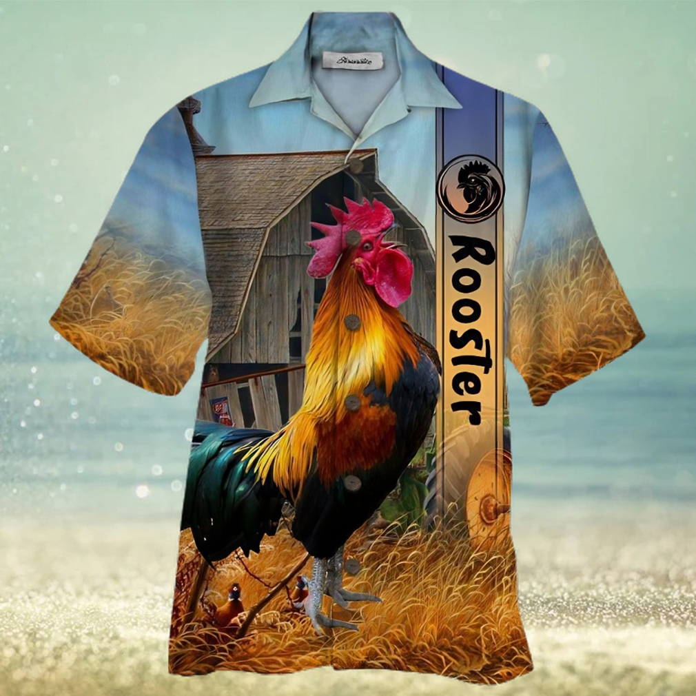 Rooster Colorful Unique Design Unisex Hawaiian Shirt - Limotees