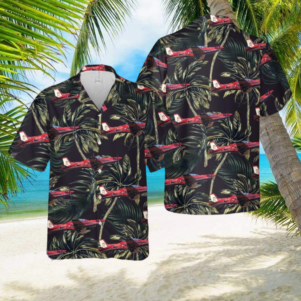 Royal Australian Air Force (RAAF) Pilatus PC 21 Hawaiian Shirt Summner Vacation Shirt - Limotees