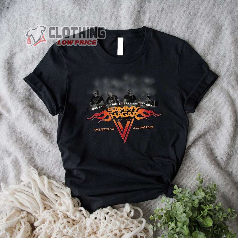 Sammy Hagar The Best Of All Worlds 2024 Tour T-Shirt