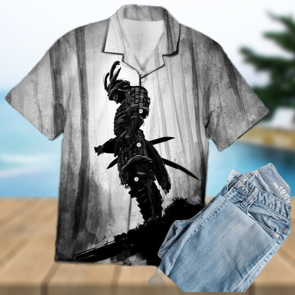 Samurai Stands In The Forest Hawaiian Shirt - Limotees