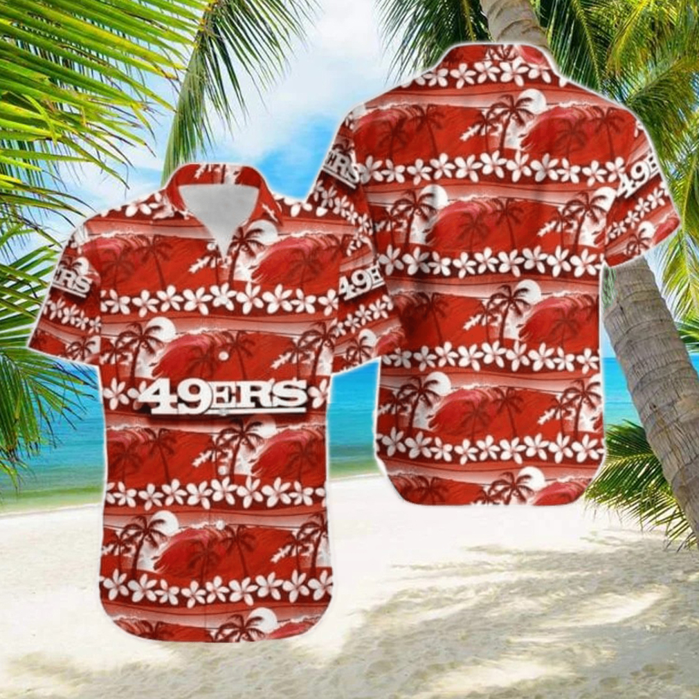 San Francisco 49ers Coconut Trees NFL Gift For Fan Hawaii Shirt - Limotees