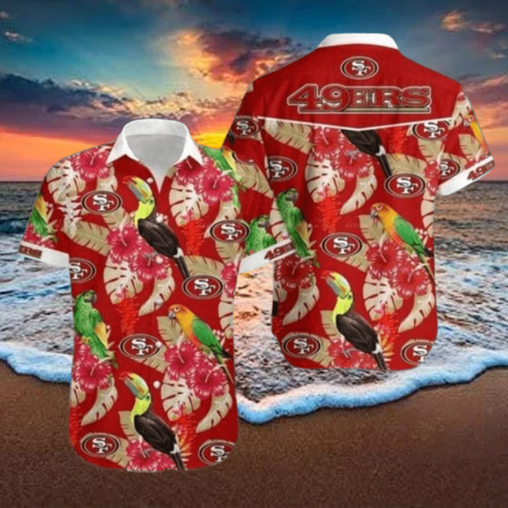 San Francisco 49ers Hawaiian Shirt Limited Edition 49ers Hawaiian Shirt Hawaiian Gift Aloha Shirt - Limotees