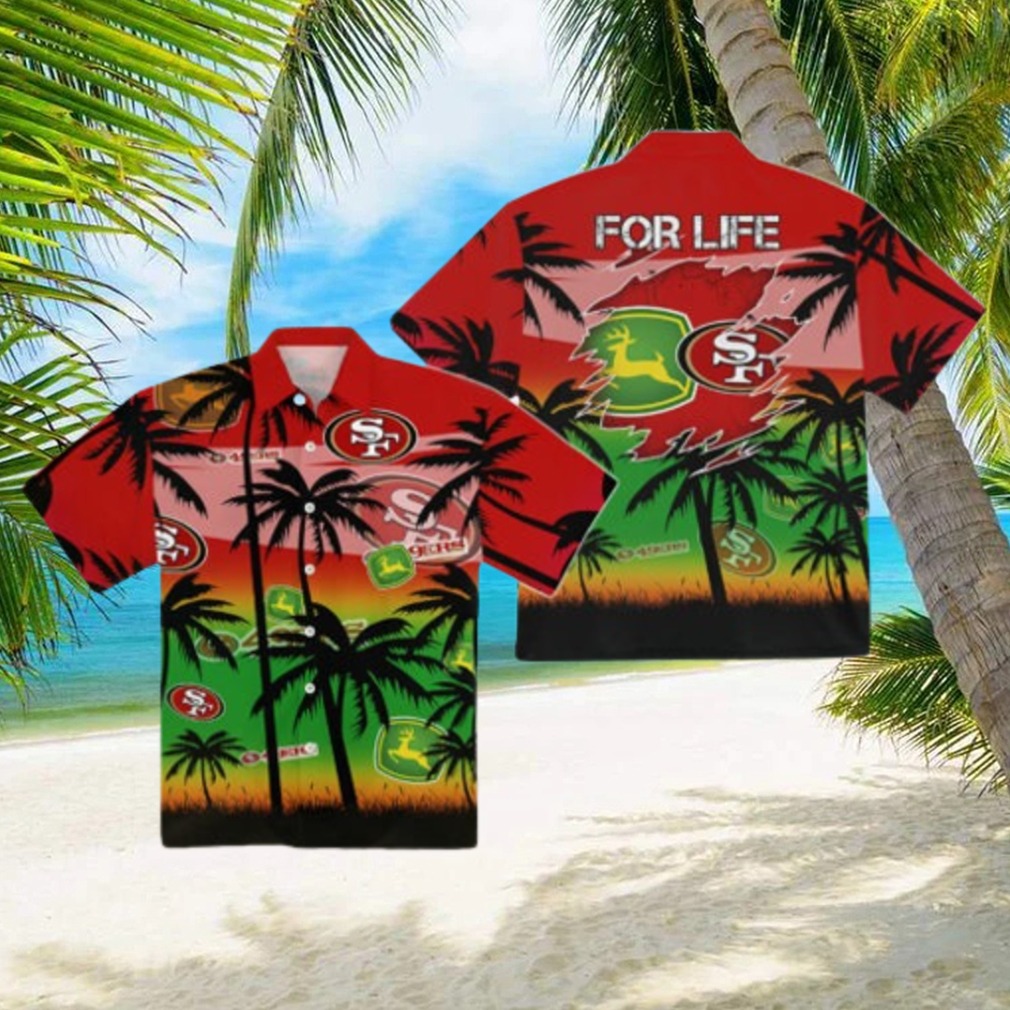 San Francisco 49ers John Deere Hawaiian T Shirt - Limotees