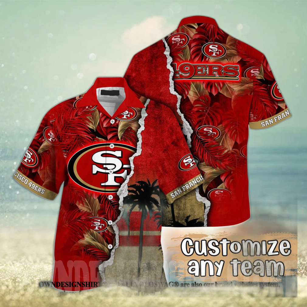 San Francisco 49ers NFL Floral Full Print Classic Hawaiian Shirt - Limotees