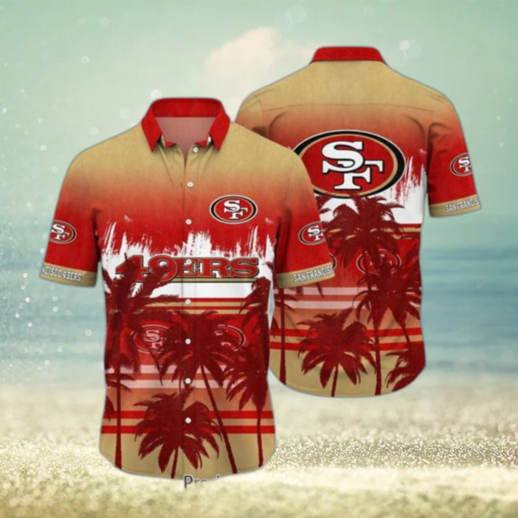 San Francisco 49ers NFL Summer Hawaiian Shirt Tropical Pattern Graphic For Sports Enthusiast Hot Trend 2023 - Limotees