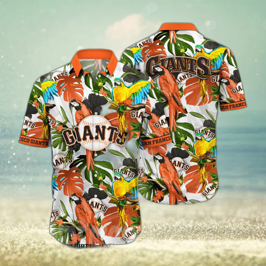 San Francisco Giants MLB Floral All Over Printed 3D Hawaiian Shirt - Limotees