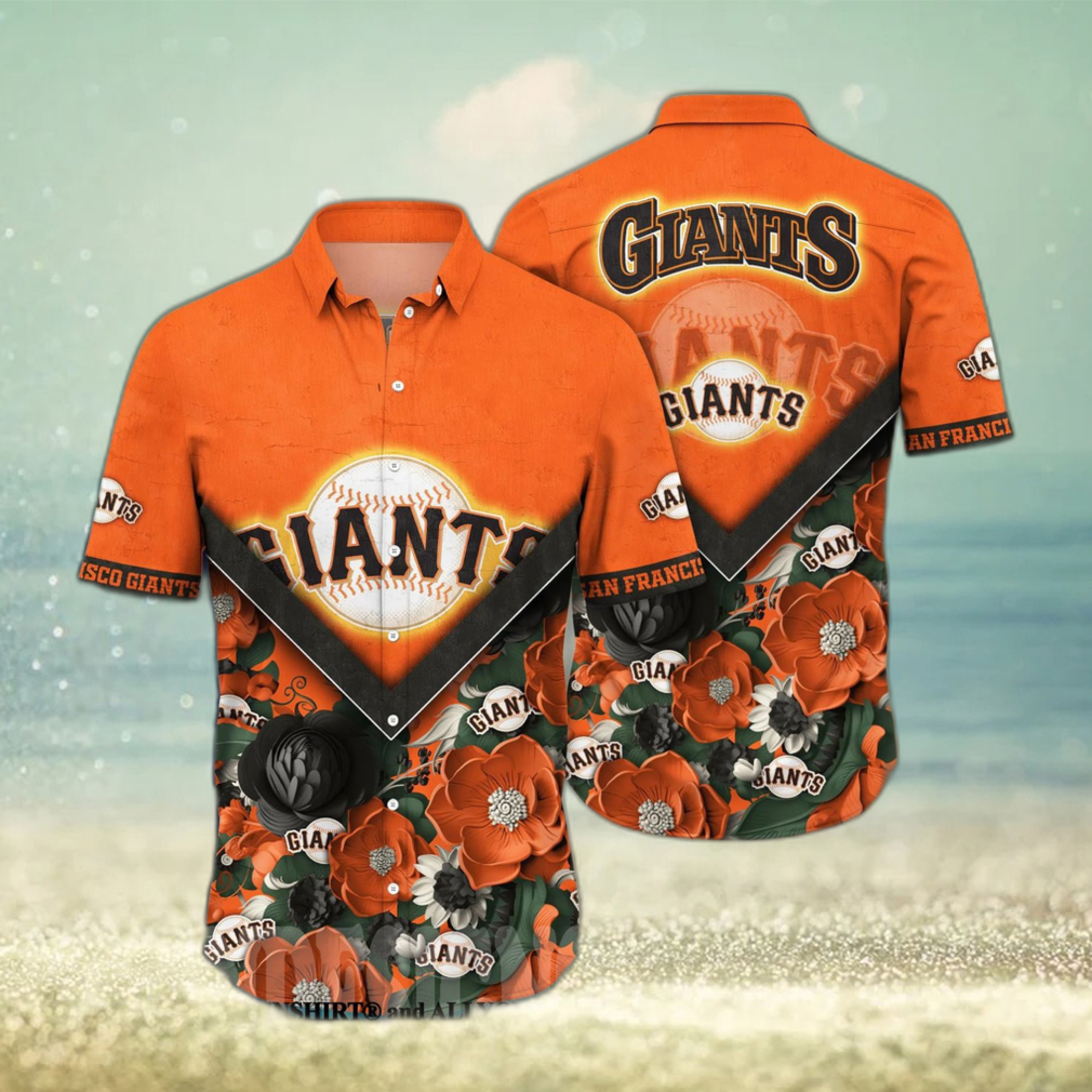 San Francisco Giants MLB Floral Full Print Unisex Hawaiian Shirt - Limotees