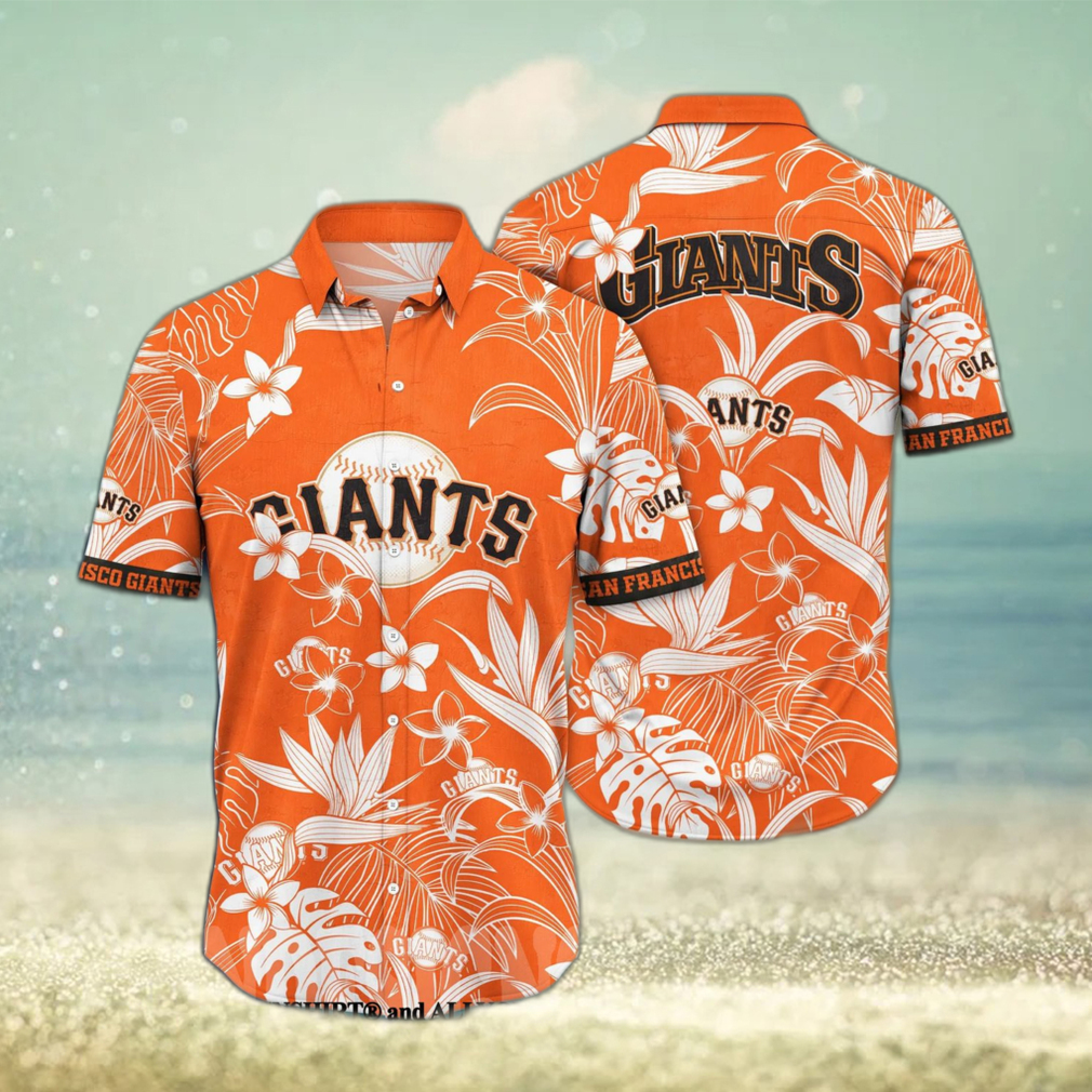 San Francisco Giants MLB Flower Unisex Hawaiian Shirt - Limotees