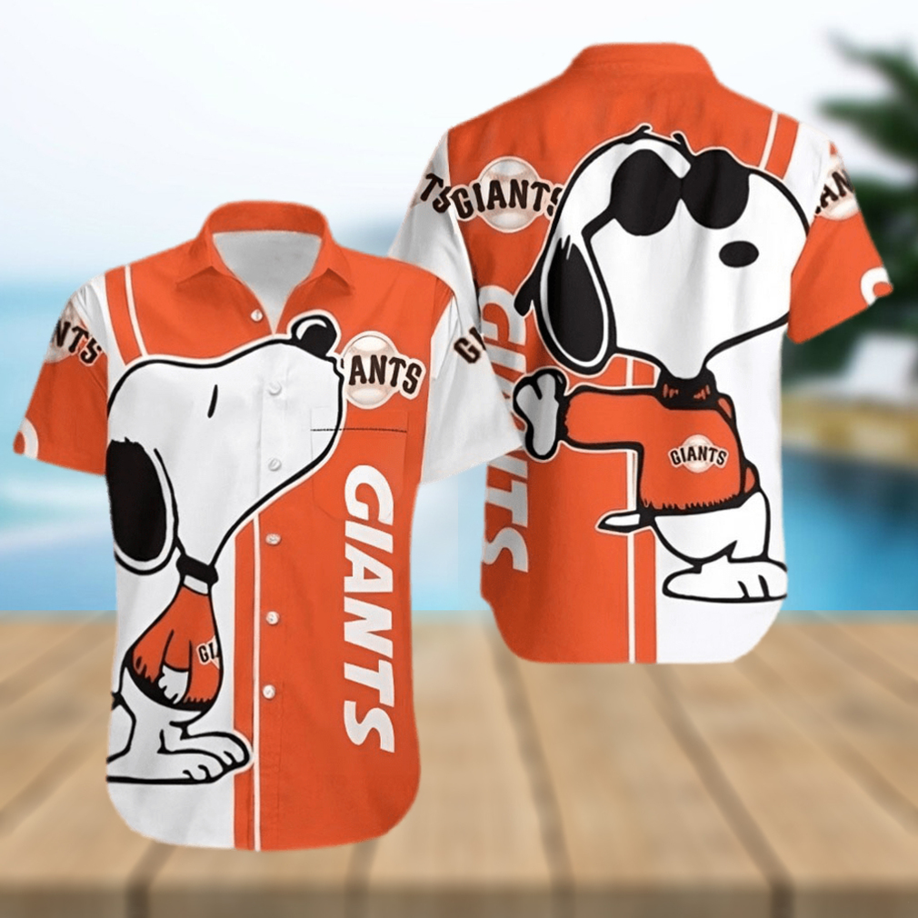 San Francisco Giants Snoopy Hawaiian Shirt For Men For Men - Limotees