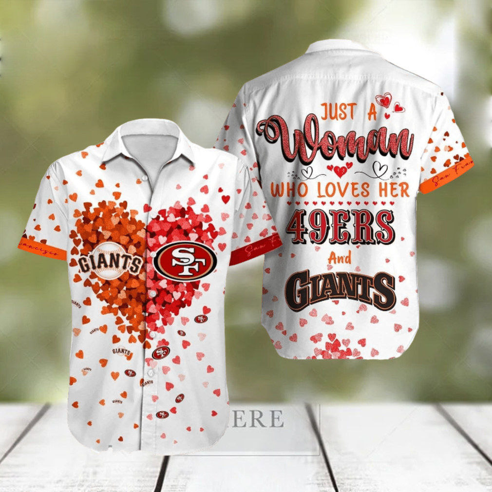 San Francisco Heart Hawaiian Shirt Sport Teams Summer Holiday - Limotees