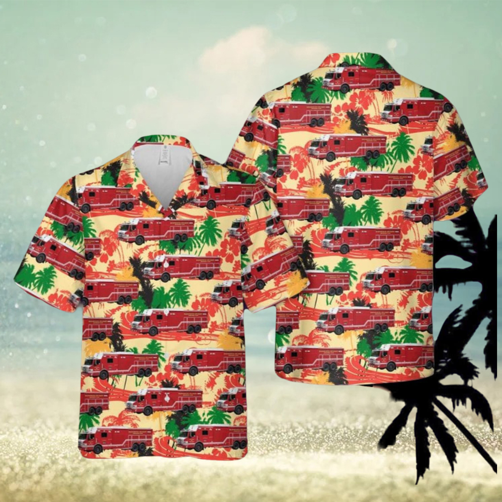 San Jose Fire Department Summer Beach Gift 3D Hawaiian Shirt - Limotees