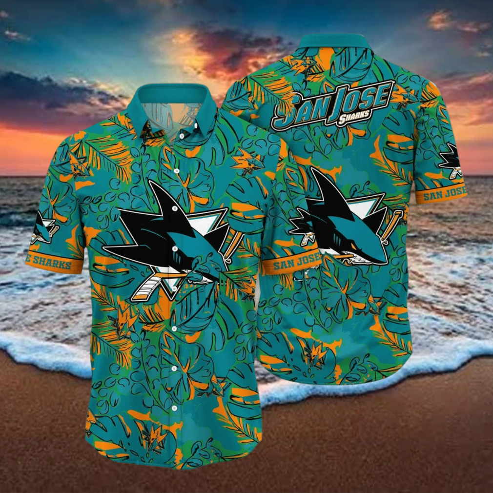 San Jose Sharks NHL Flower Hawaiian Shirt Special Gift For Fans - Limotees