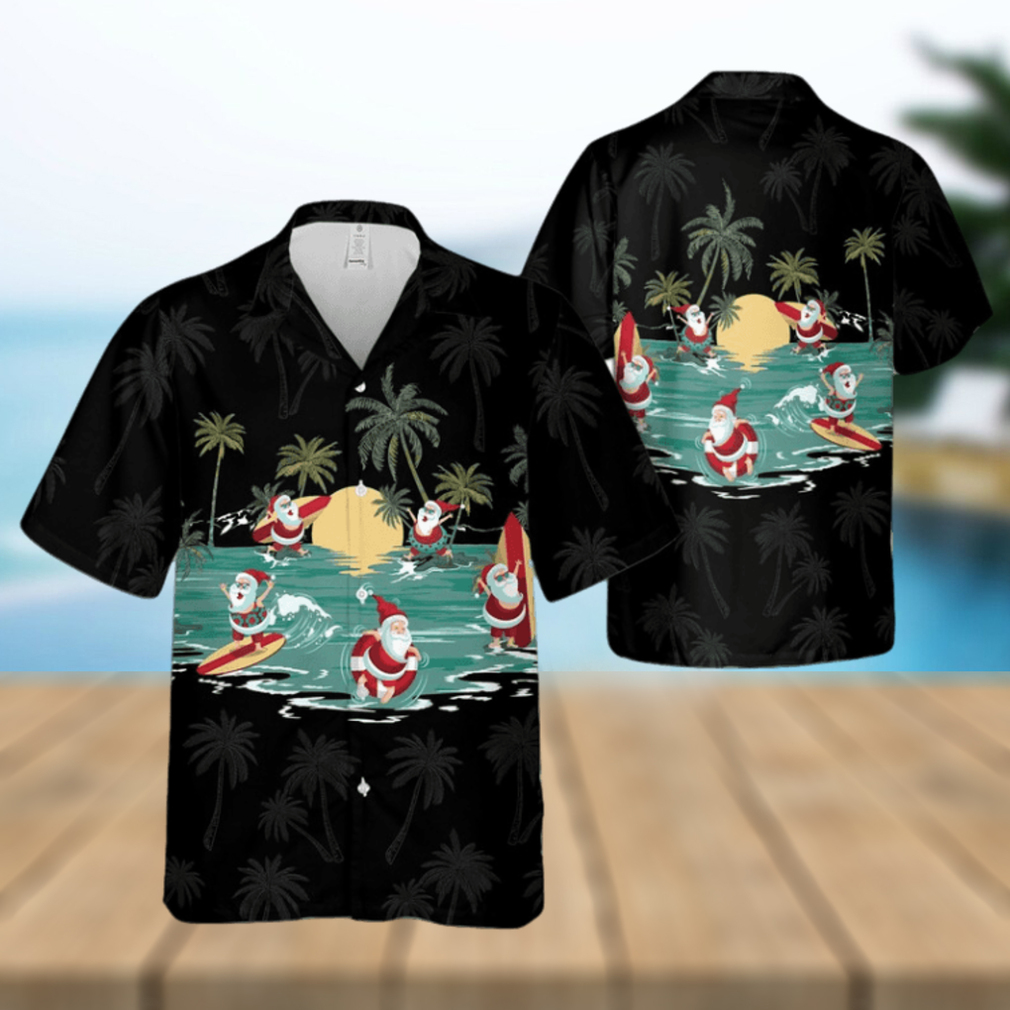 Santa Claus Hawaiian Shirt Christmas Aloha Hawaiian Shirt - Limotees