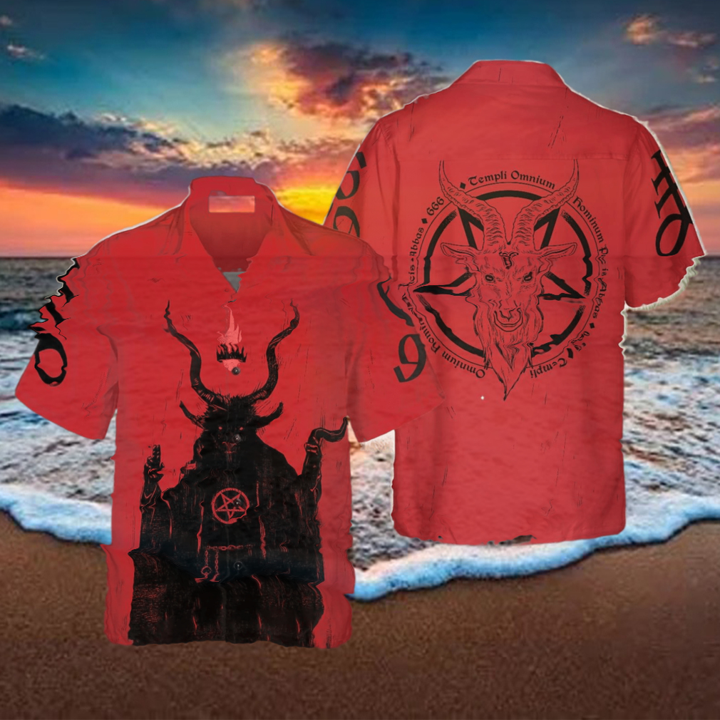 Satanic Demon Goat Hawaiian Shirt Idea Summer Gift For Men And Women - Limotees