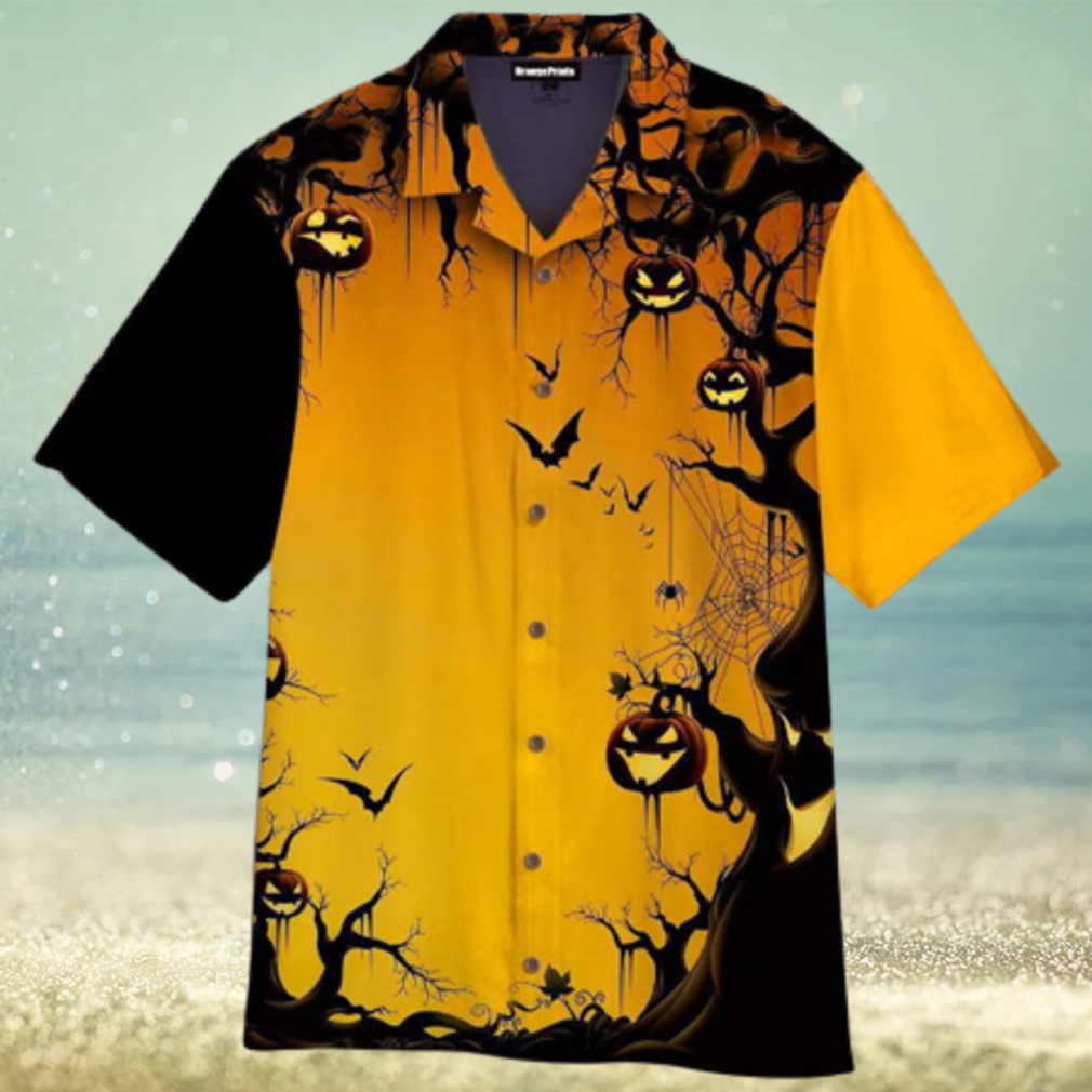 Scary Halloween Tree Hawaiian Shirt - Limotees