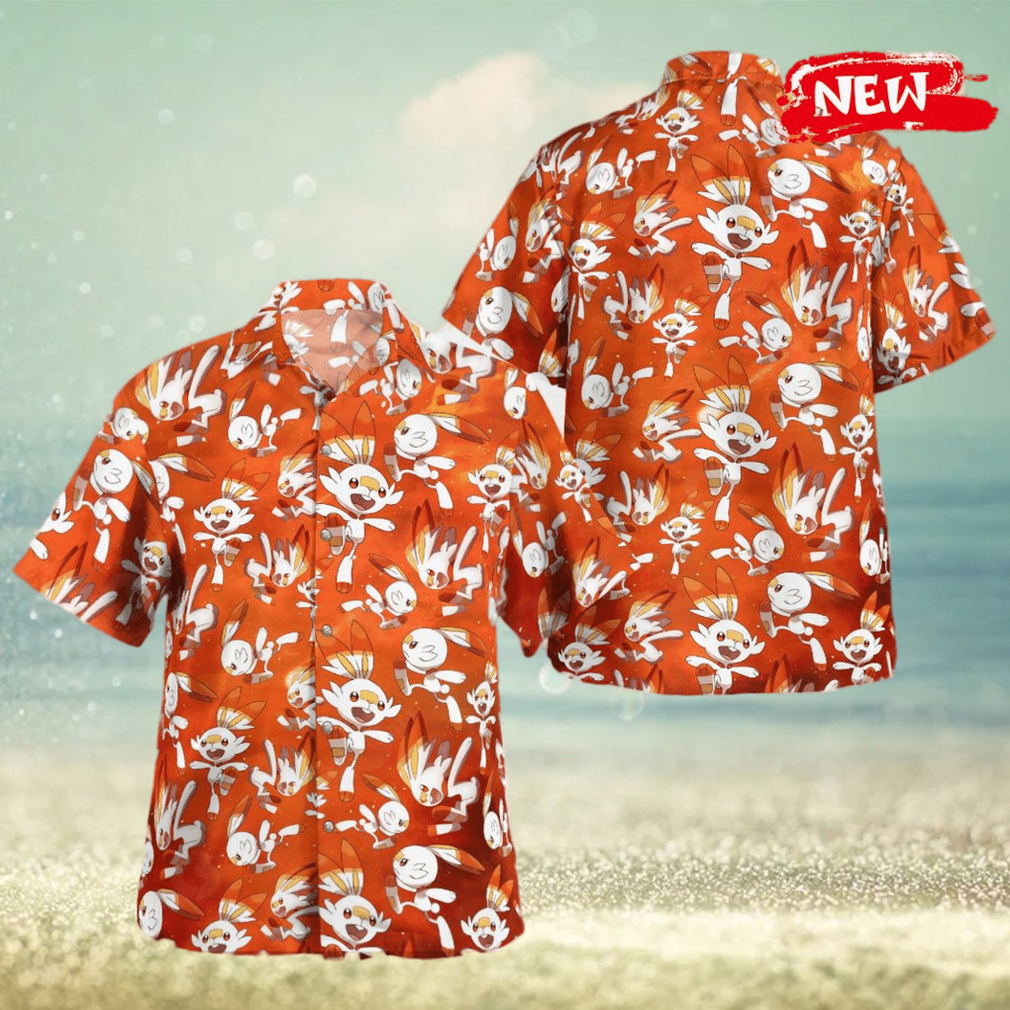 Scorbunny Pattern Ver 1 Design Hawaiian Shirt and Short - Limotees