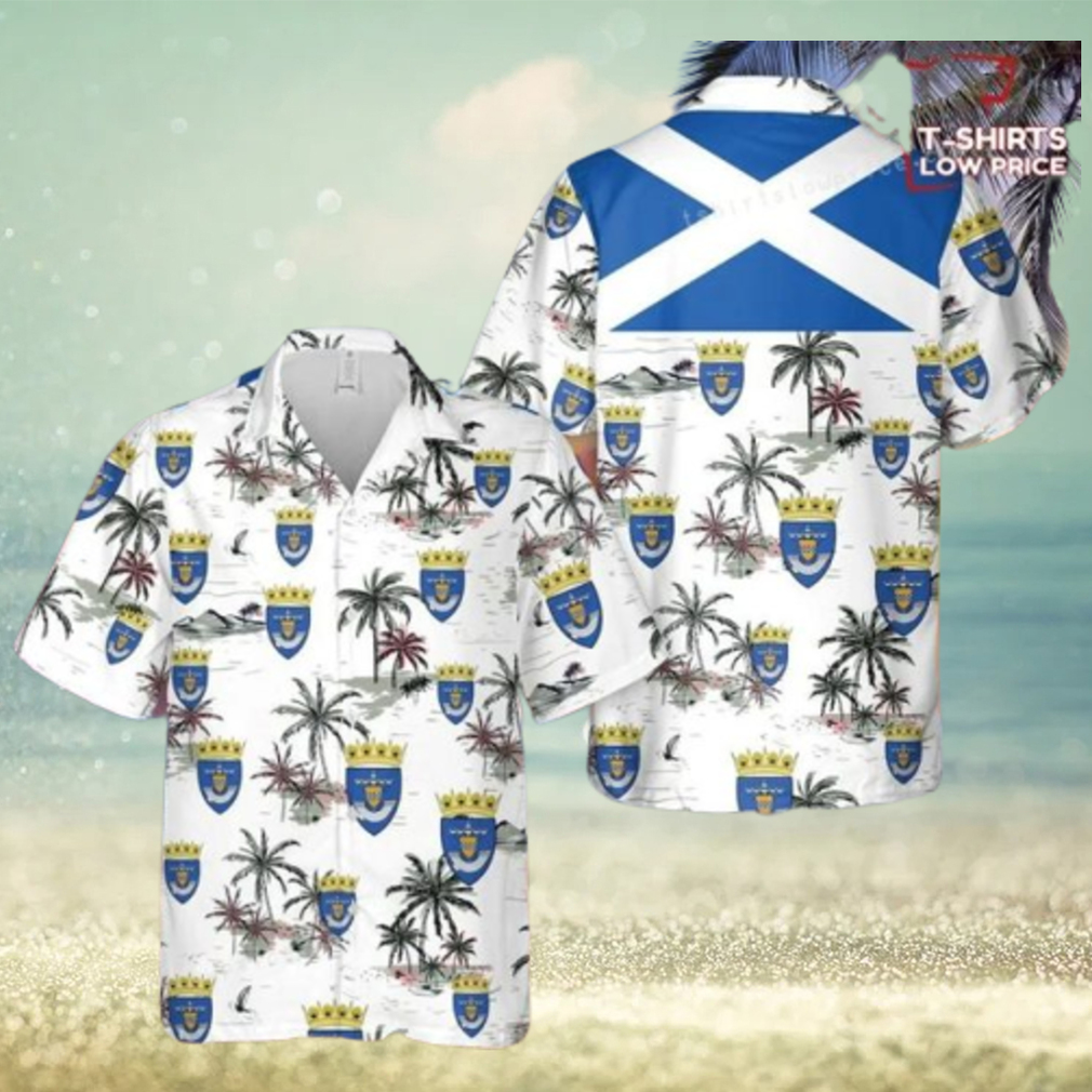 Scotland Renfrewshire Council Aloha Hawaiian Shirt - Limotees