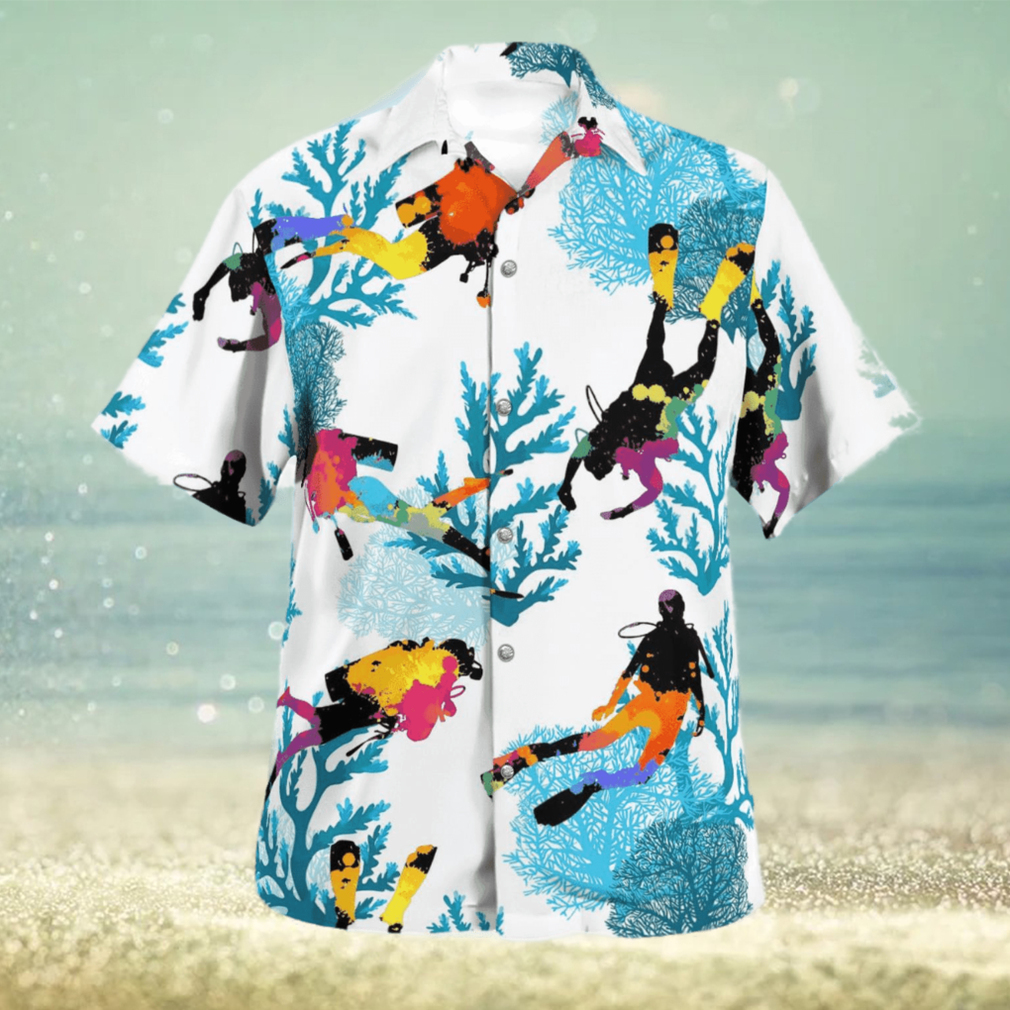 Scuba Diving Hawaiian Shirt Summer Gift - Limotees