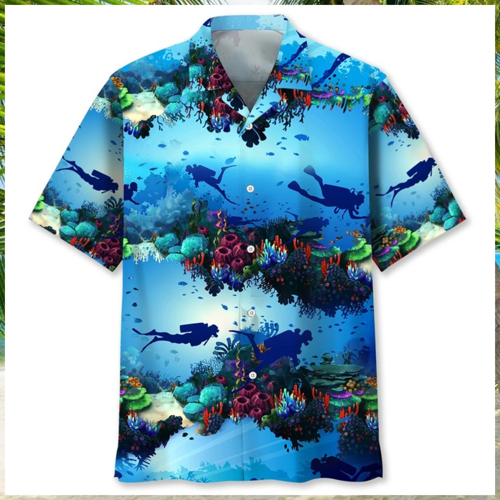 Scuba Diving Light Ocean Hawaiian Shirt - Limotees