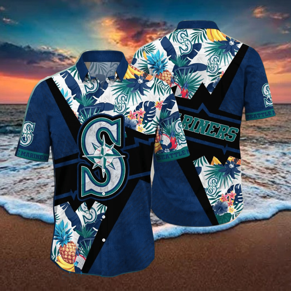 Seattle Mariners MLB Flower Hawaiian Shirt Gift For Men Women Fans - Limotees