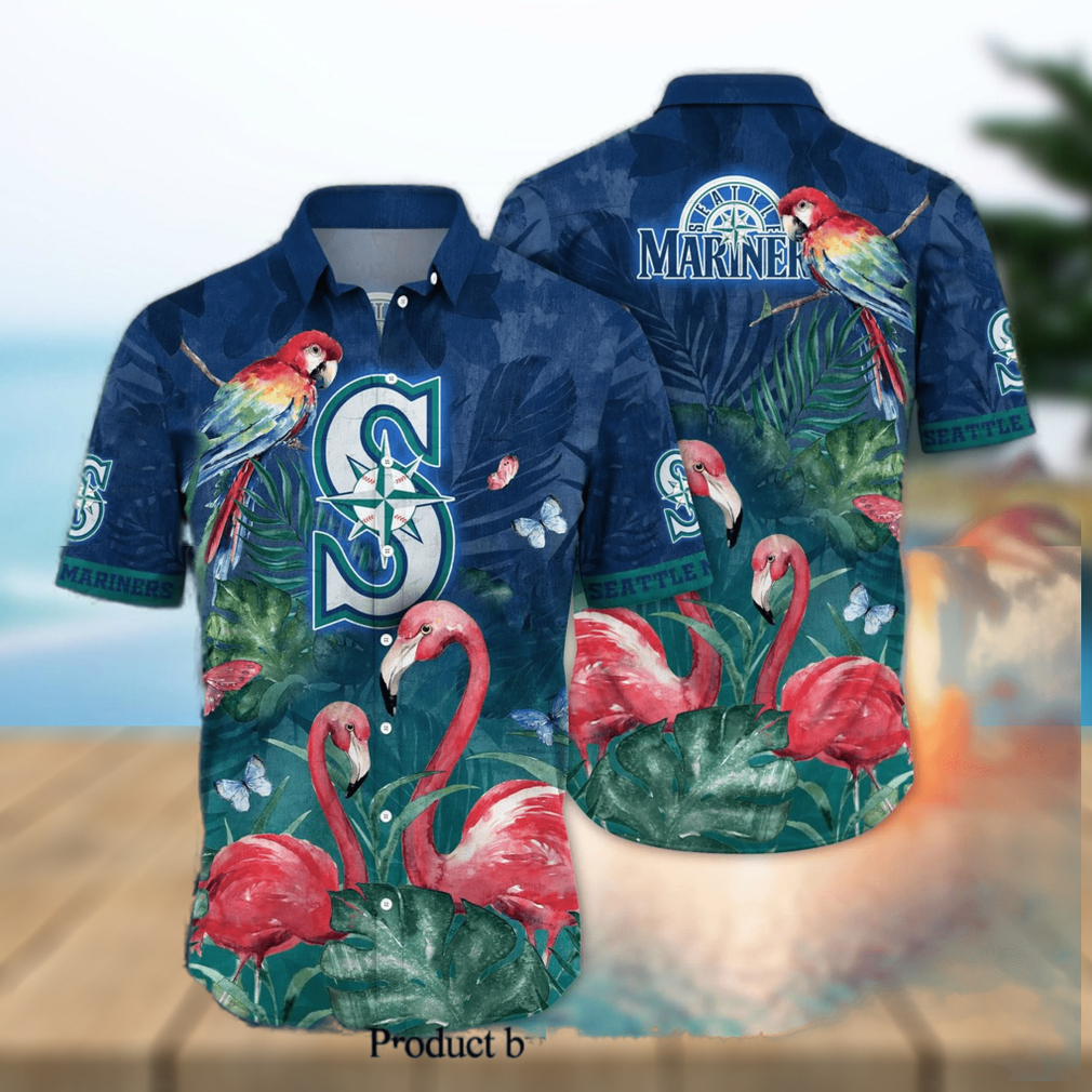 Seattle Mariners MLB For Sports Fan Floral Hawaiian Style Shirt - Limotees