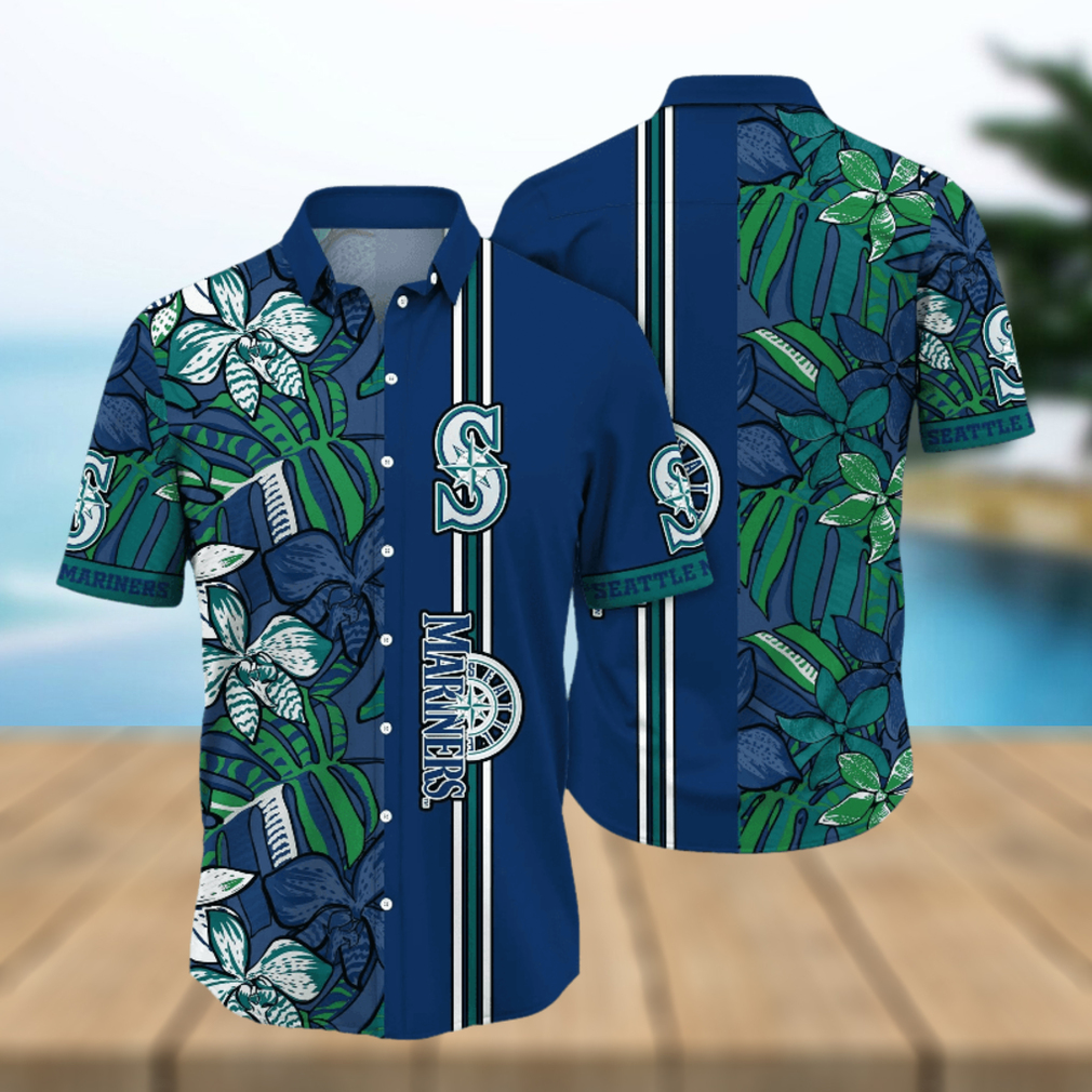 Seattle Mariners MLB Hawaiian Shirt Ice Cold Drinks Aloha Shirt - Limotees