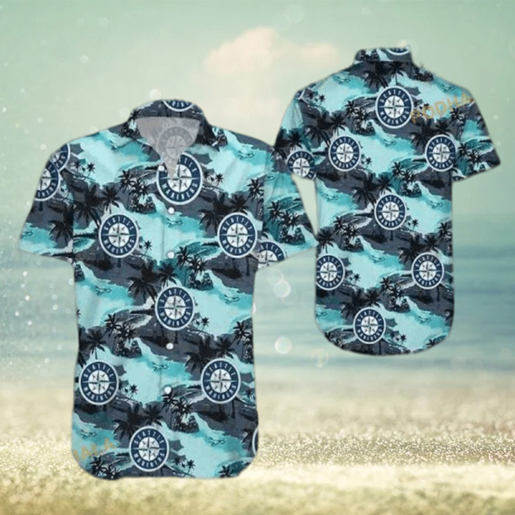 Seattle Mariners MLB Hawaiian Shirt Island Pattern Practical Beach Gift - Limotees