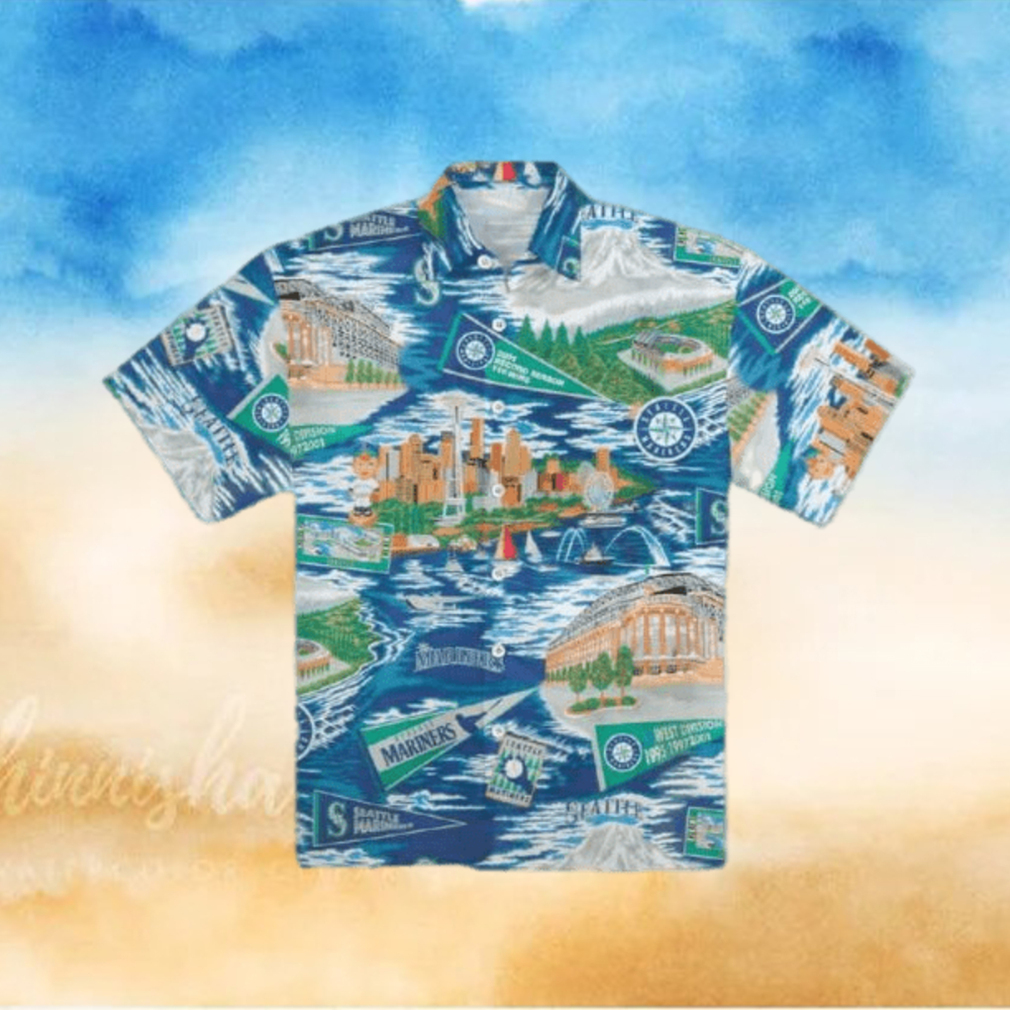 Seattle Mariners Scenic Hawaiian Shirt - Limotees