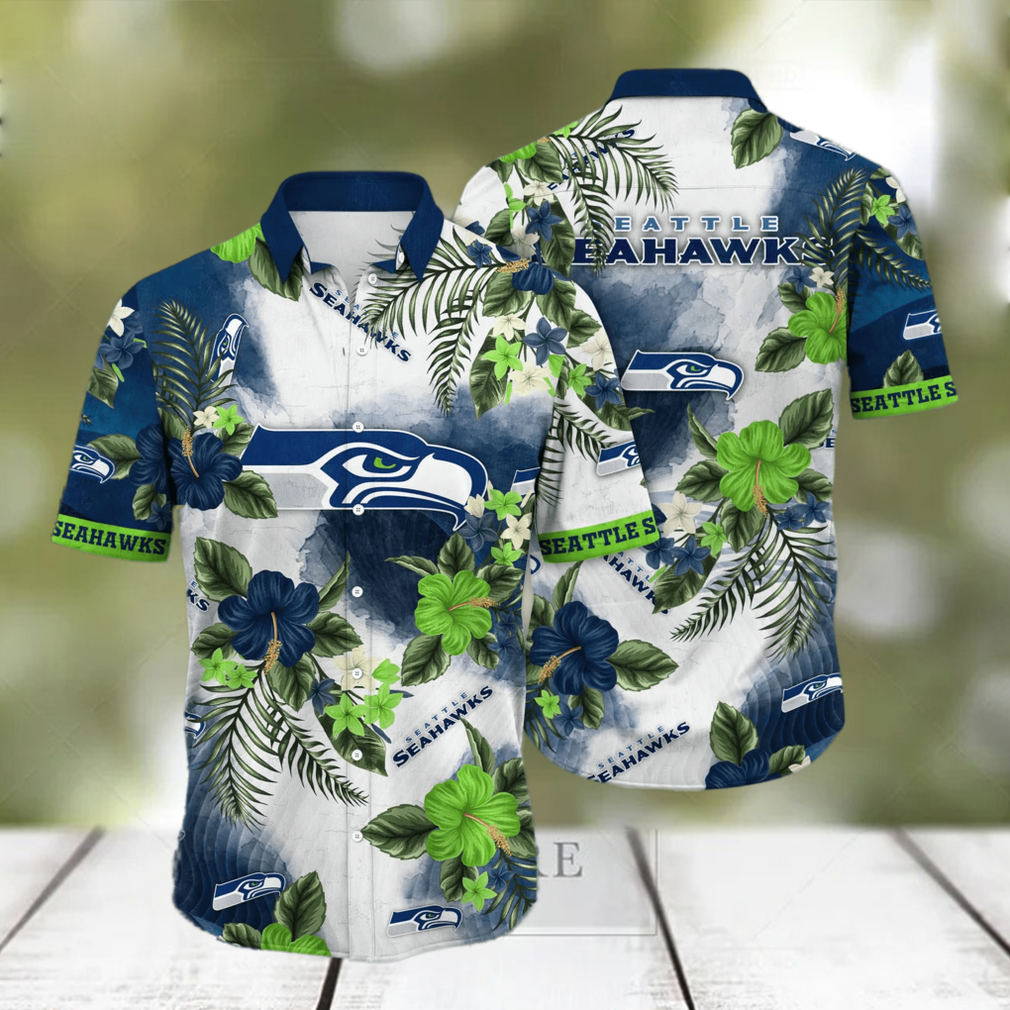 Seattle Seahawks NFL Hawaiian Shirt Surfingtime Aloha Shirt - Limotees