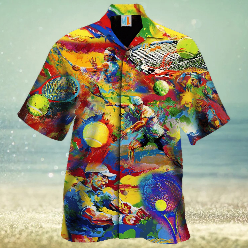 See You In Court Tennis Colorful Unique Design Unisex Hawaiian Shirt - Limotees