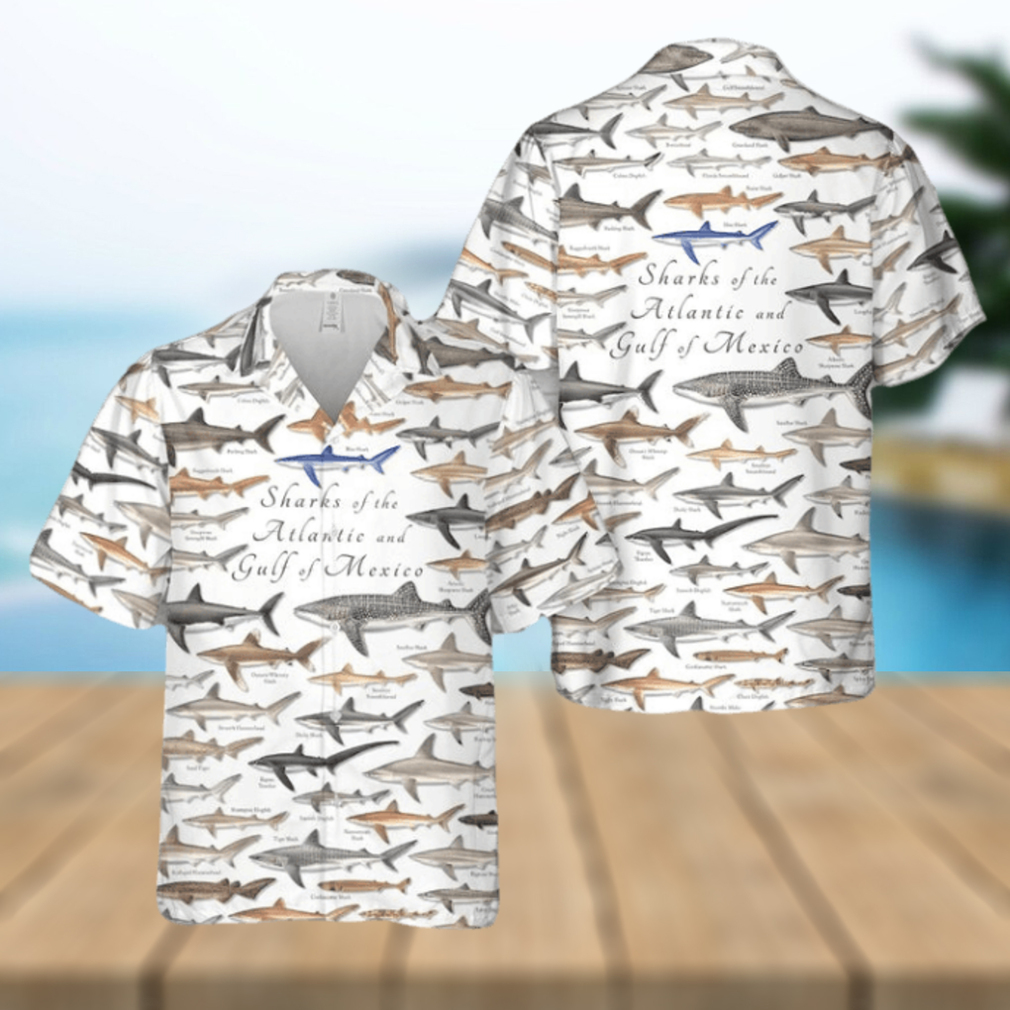 Sharks of the Atlantic and Gulf of Mexico Hawaiian Shirt - Limotees