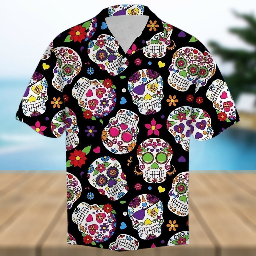 Shop From 1000 Unique Sugar Skull Tropical Full Hawaiian Shirts - Limotees