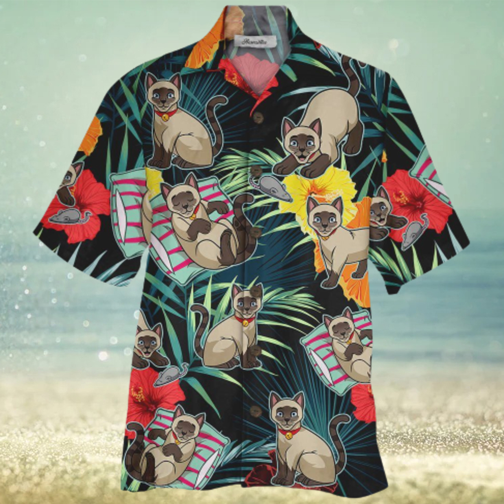 Siamese Cat Colorful Unique Design Unisex Hawaiian Shirt For Men And Women Dhc17062271 - Limotees