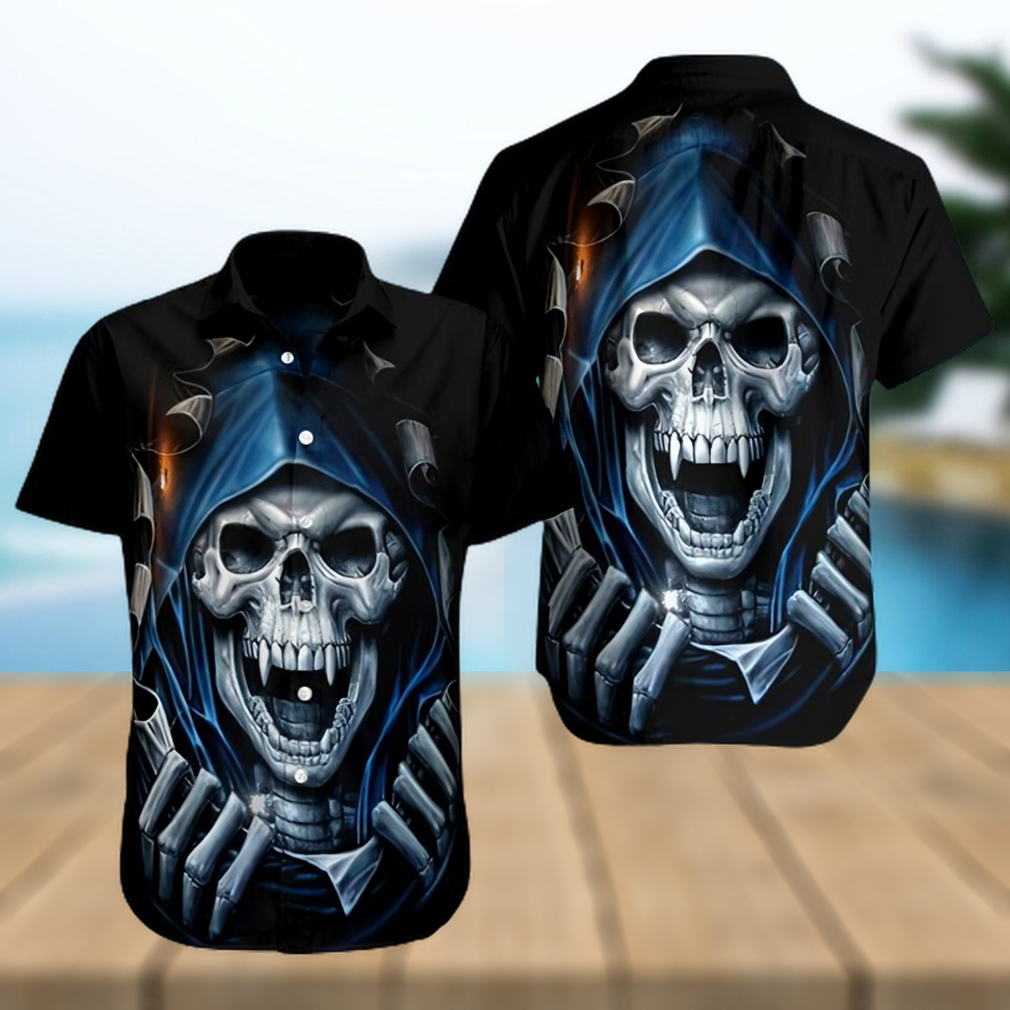 Skull 3d Hawaii Shirts Hawaiian Shirt For Men Hawaiian Shirt - Limotees