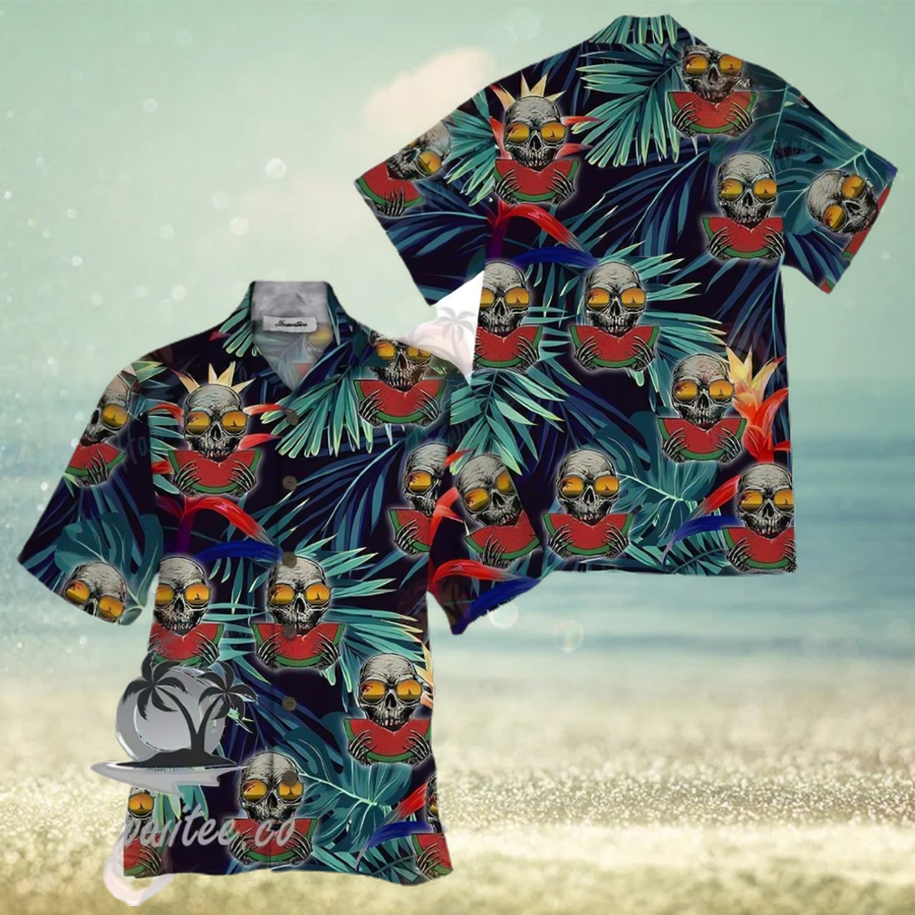 Skull Colorful Amazing Design Unisex Hawaiian Shirt - Limotees