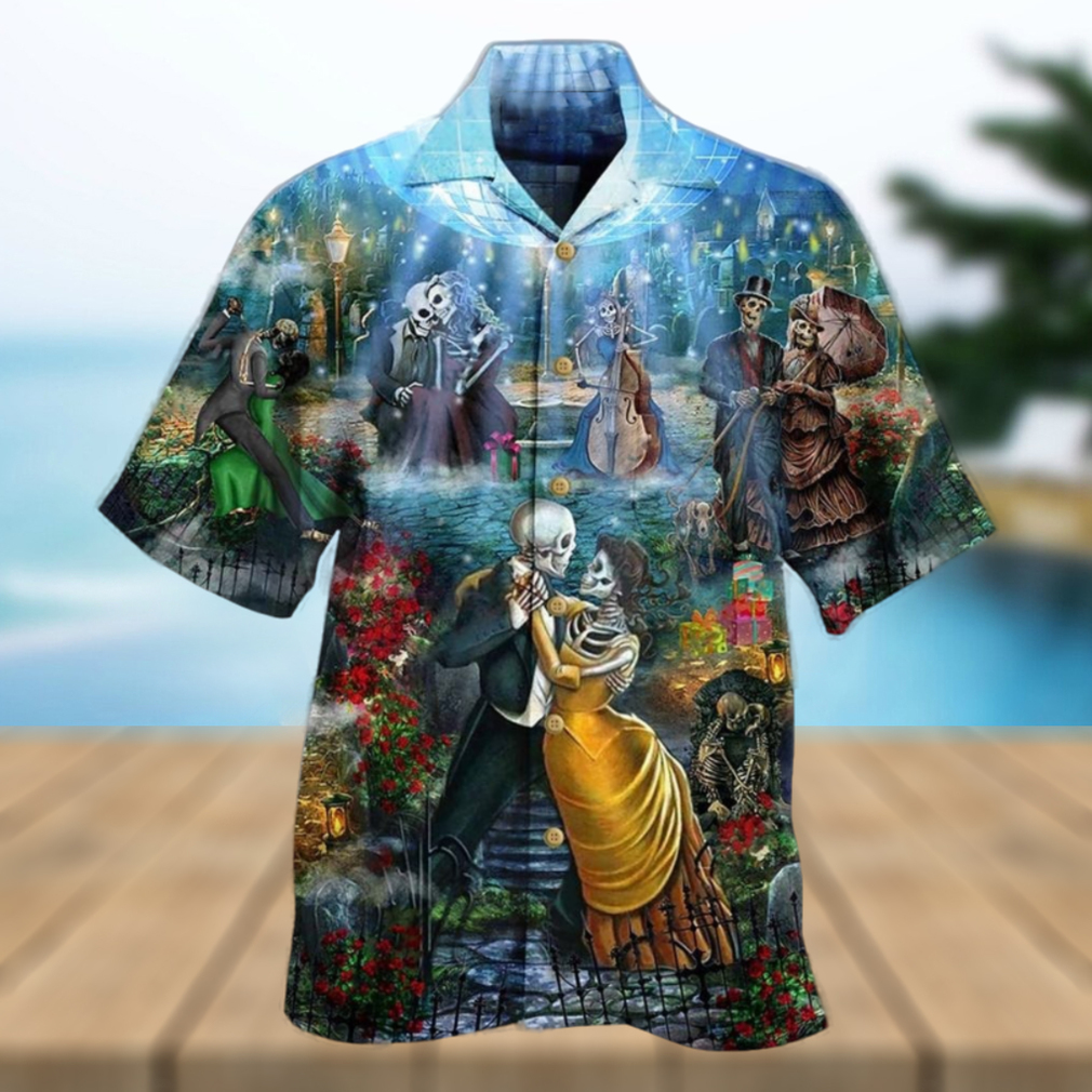 Skull Couple Dancing Hawaiian Shirt - Limotees