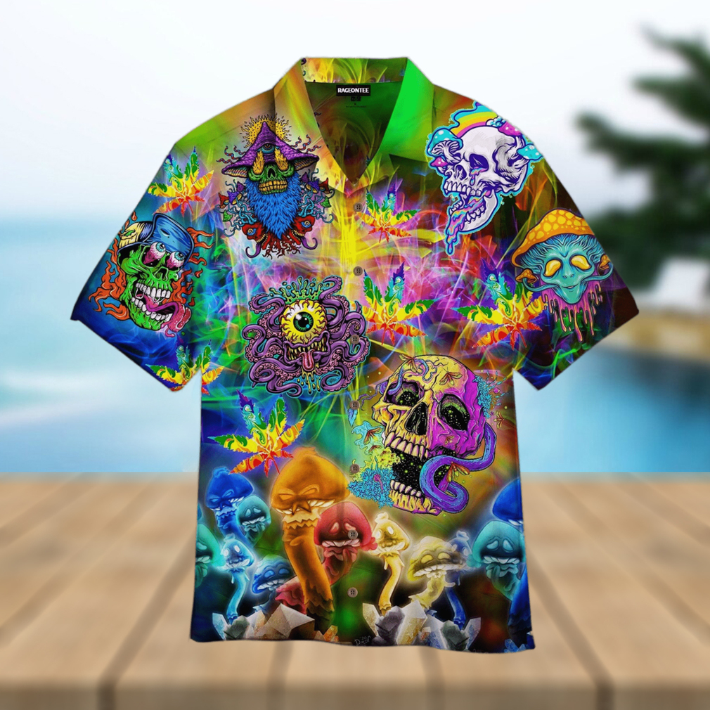 Skull Hippie Hawaiian Shirt - Limotees